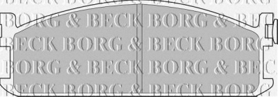 BORG & BECK bbp1075 -  Комплект тормозных колодок, дисковый тормоз